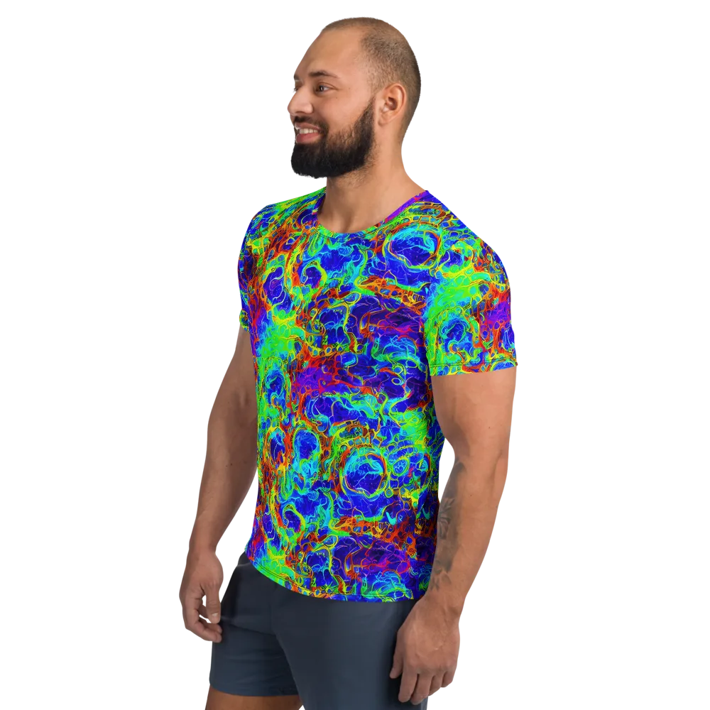 Mango Mirage on Men's Athletic T-Shirt — Left