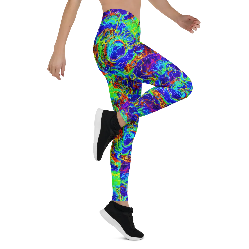 Mango Mirage on Leggings — Right