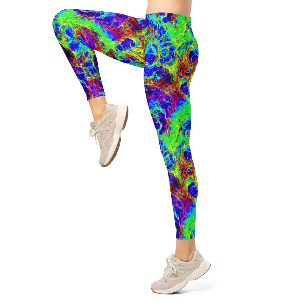 Mango Mirage on Leggings — Left