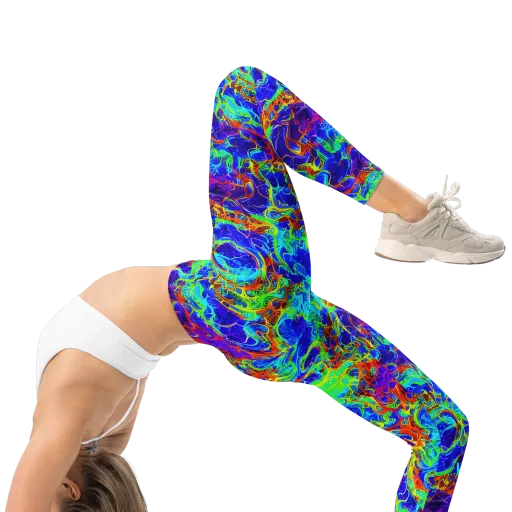 Mango Mirage on a Leggings