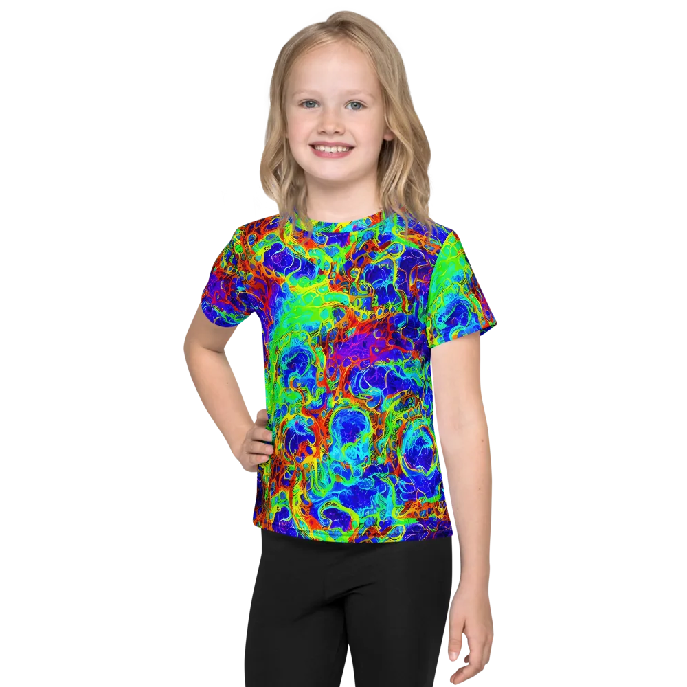 Mango Mirage on Kids Crew Neck T-Shirt — Front