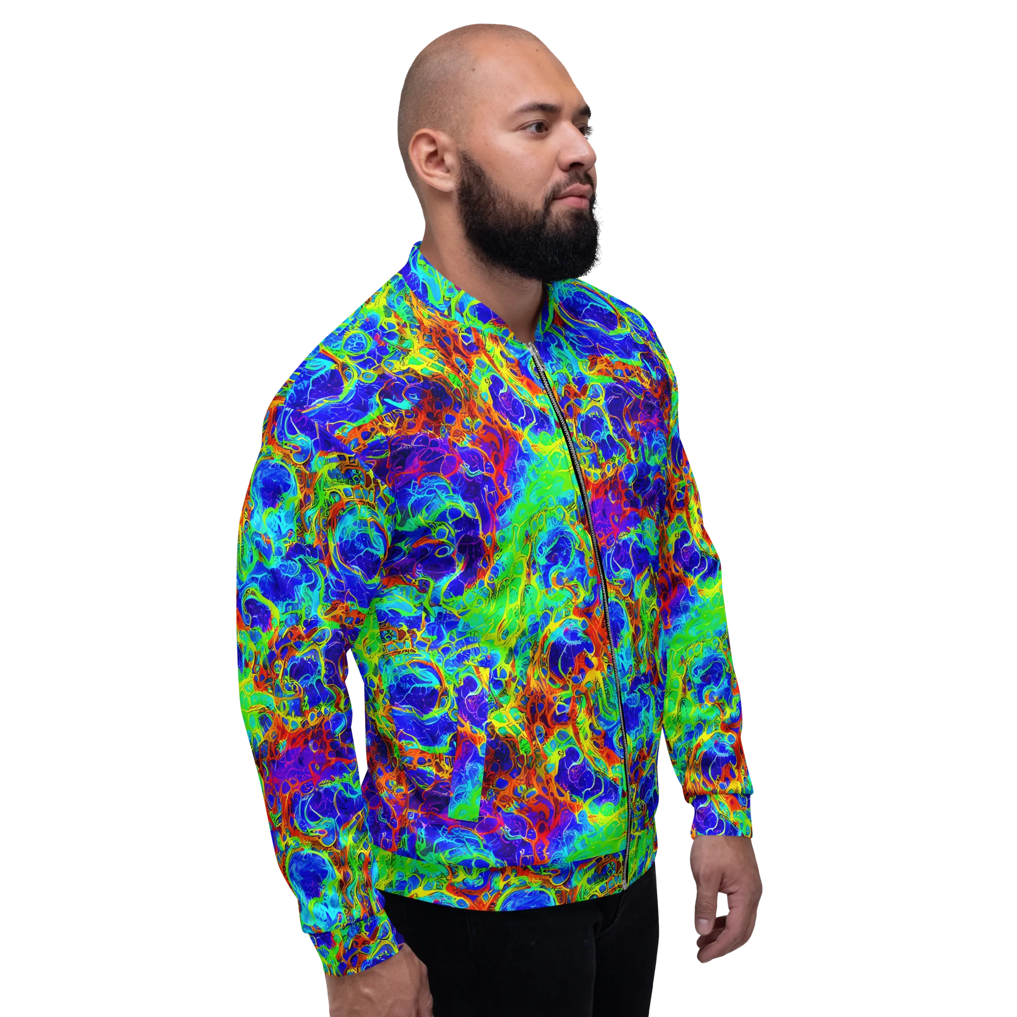 Mango Mirage on Bomber Jacket — Right