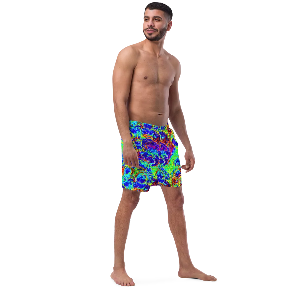 Mango Mirage on Swim Trunks — Right Front