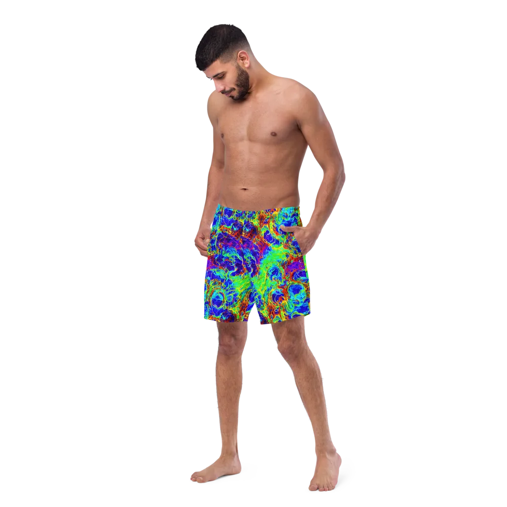 Mango Mirage on Swim Trunks — Left Front