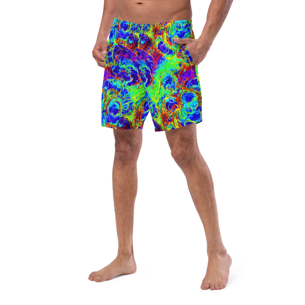 Mango Mirage on Swim Trunks — Left Front