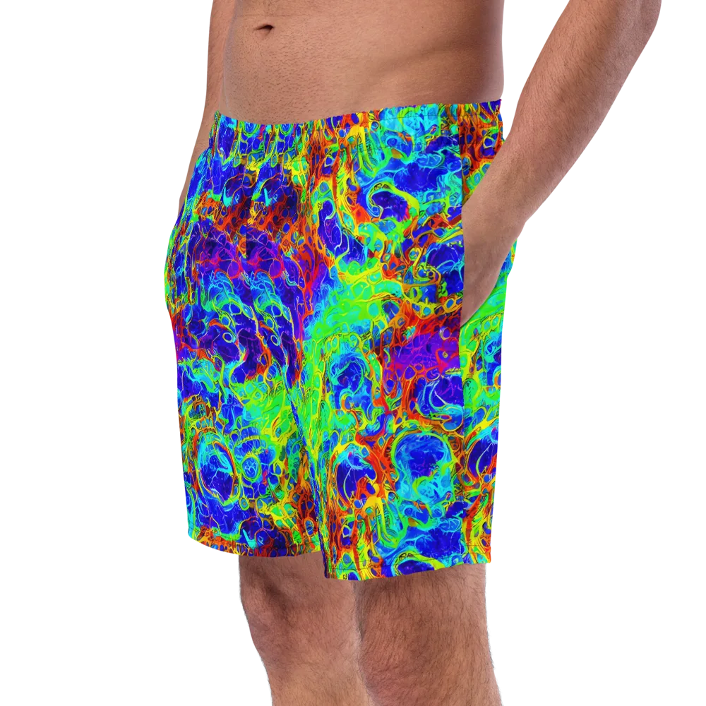 Mango Mirage on Swim Trunks — Left Front