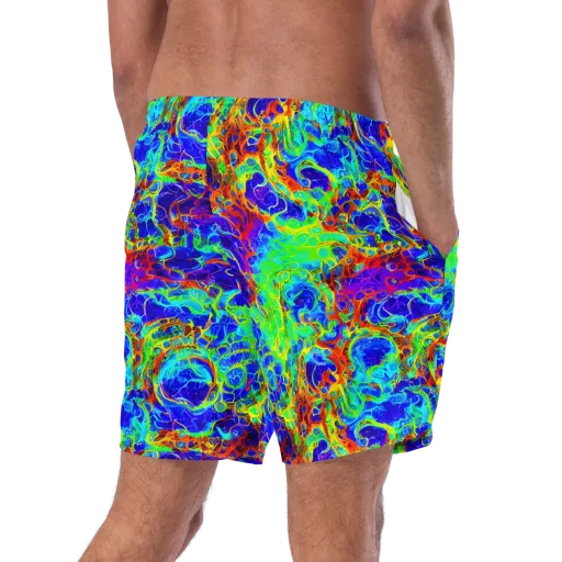 Mango Mirage on a Swim Trunks