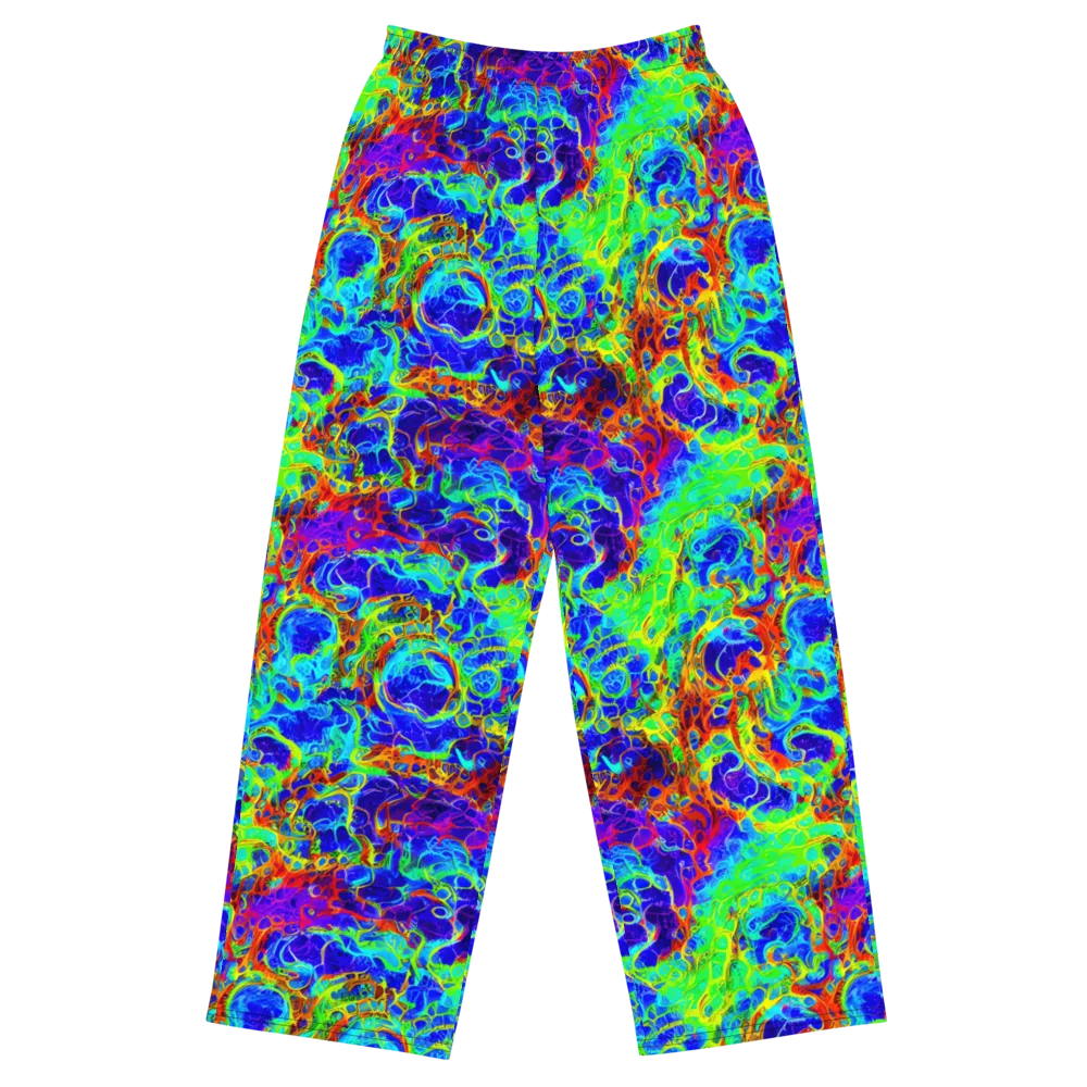 Mango Mirage on Wide-Leg Pants — Front