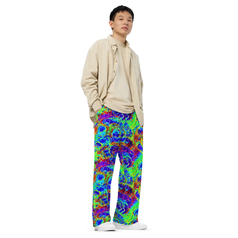 Mango Mirage on Wide-Leg Pants — Right Front