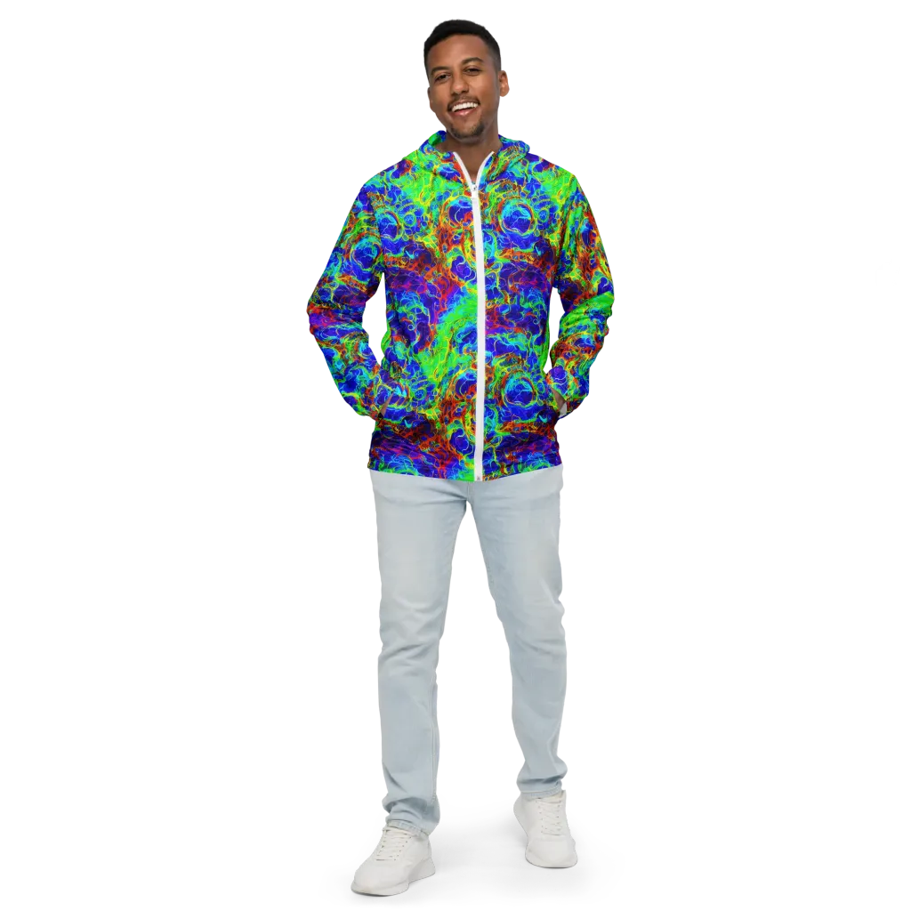Mango Mirage on Men's Windbreaker — Front
