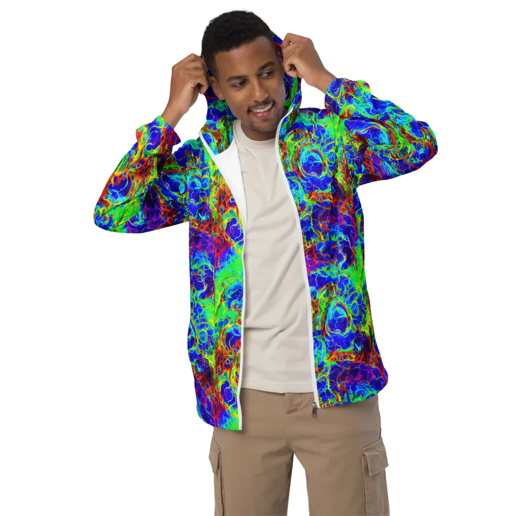 Mango Mirage on Men's Windbreaker — Front