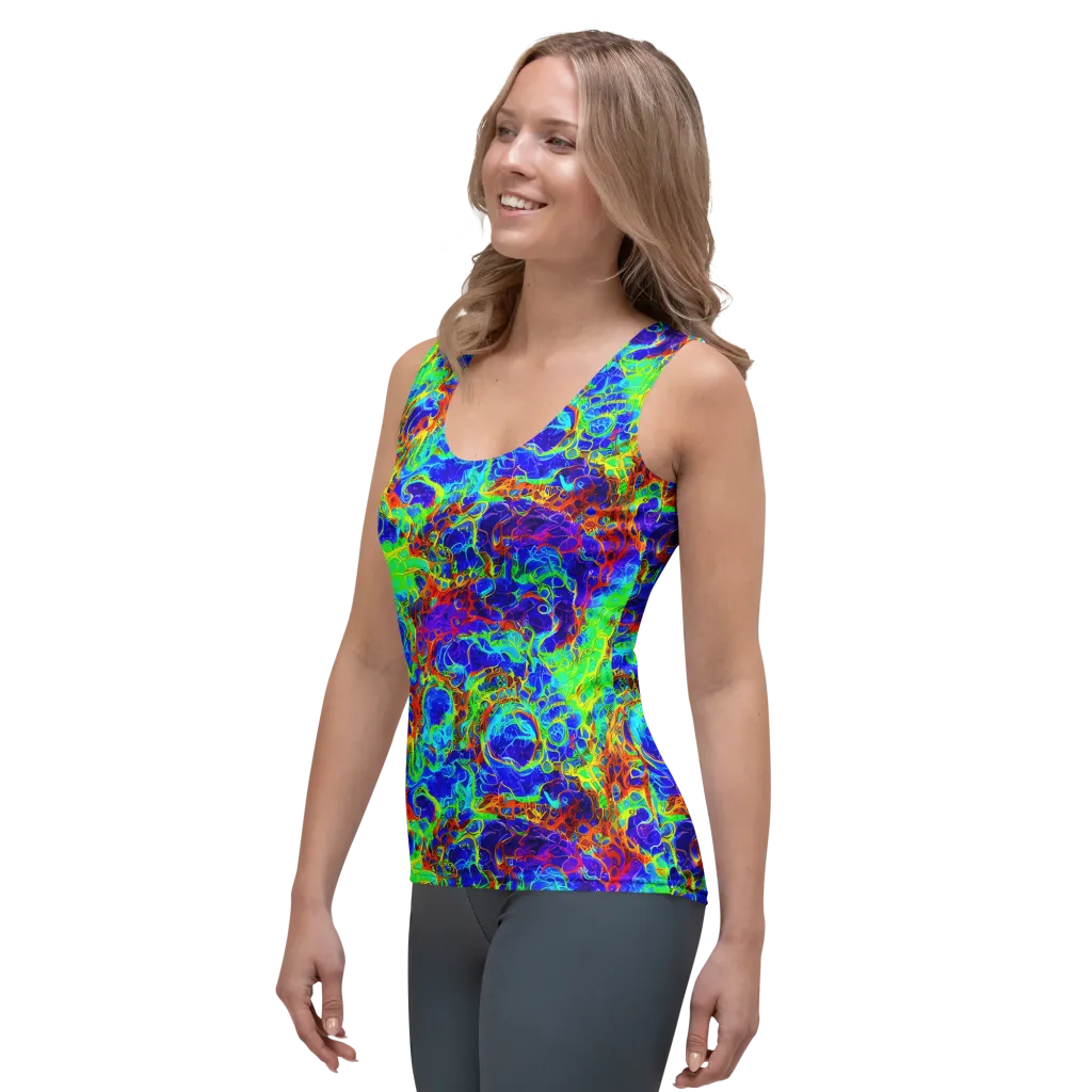 Mango Mirage on Women's Tank Top — Left Front
