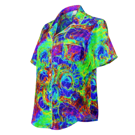Mango Mirage on a Women's Short Sleeve Pajama Top