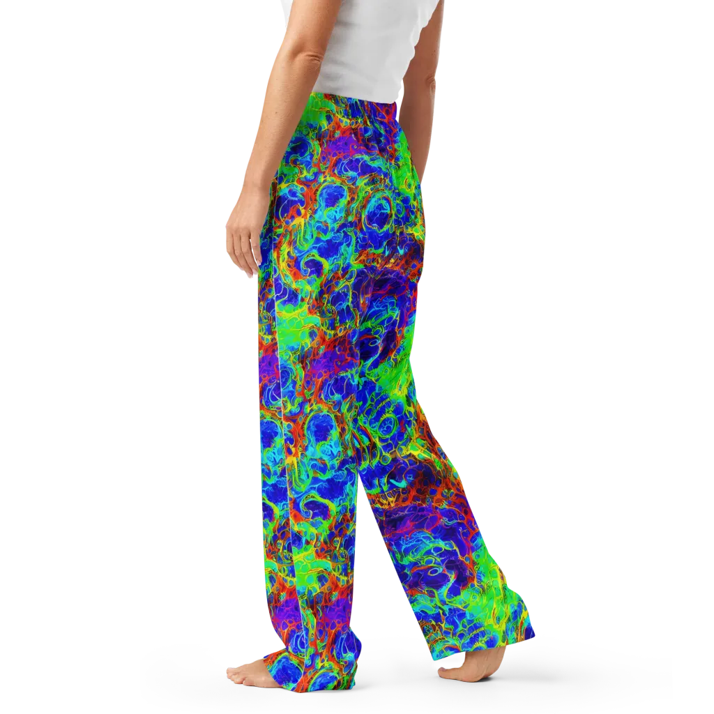 Mango Mirage on Women's Pajama Pants — Left