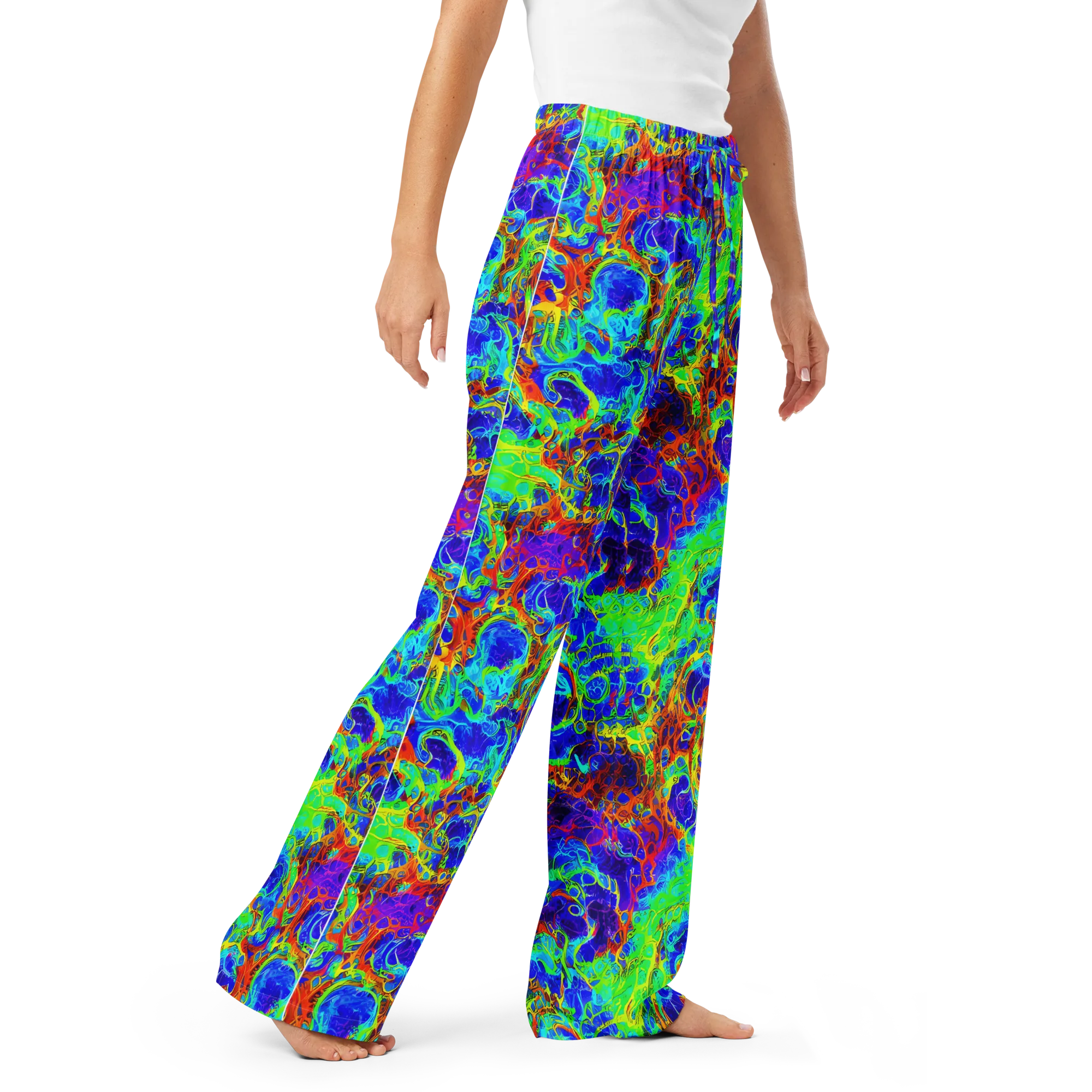 Mango Mirage on Women's Pajama Pants — Right Front
