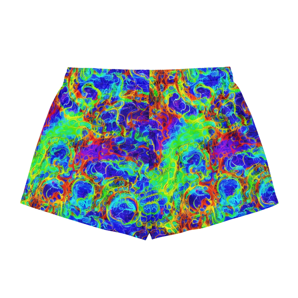 Mango Mirage on Women's Pajama Shorts — Back
