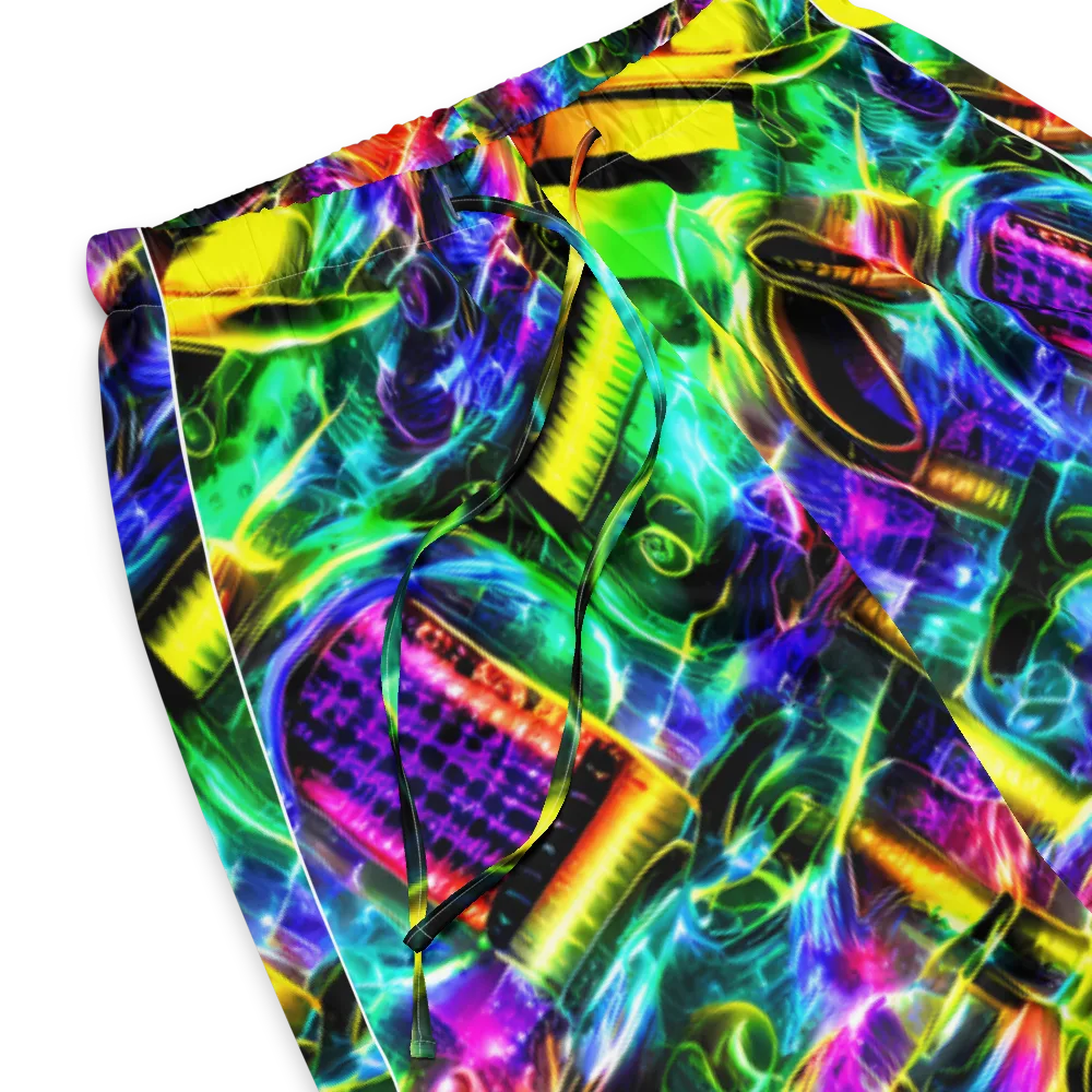 Neon Racket Riot on Women's Pajama Pants — Product details