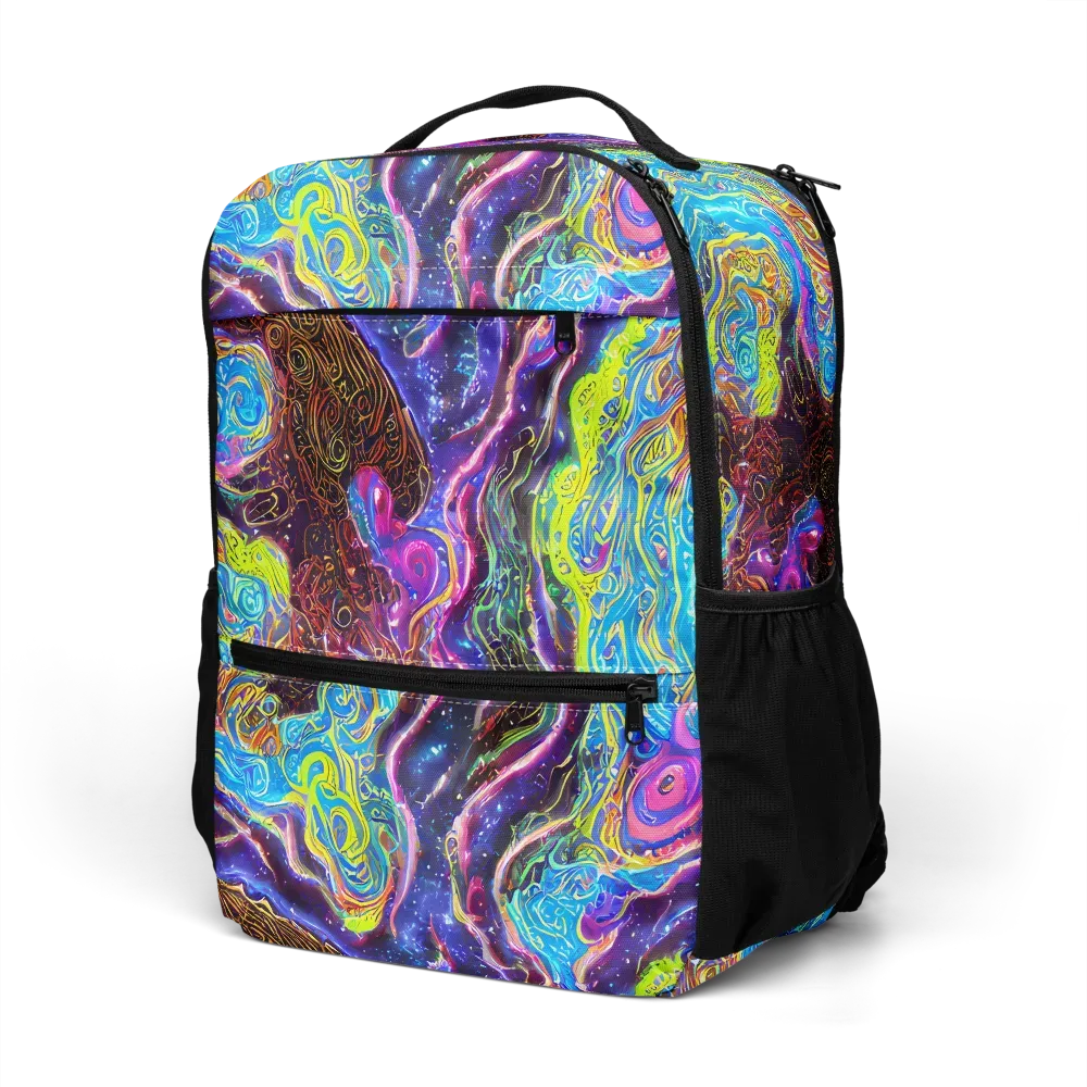 Stellar Riptide on Utility Backpack — Left Front