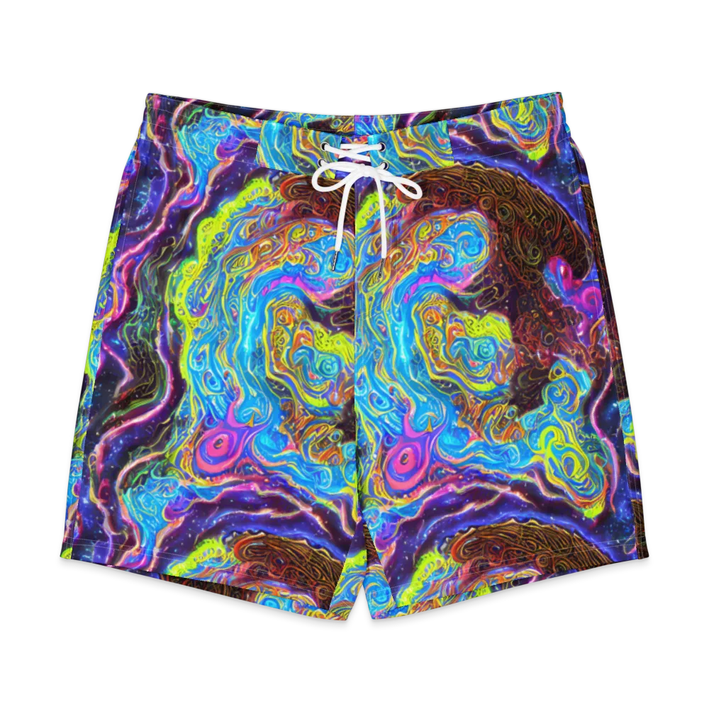 Stellar Riptide on Men's Board Shorts — Front