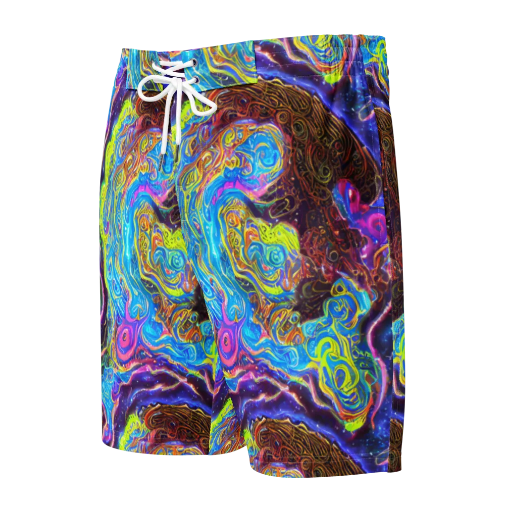 Stellar Riptide on Men's Board Shorts — Front
