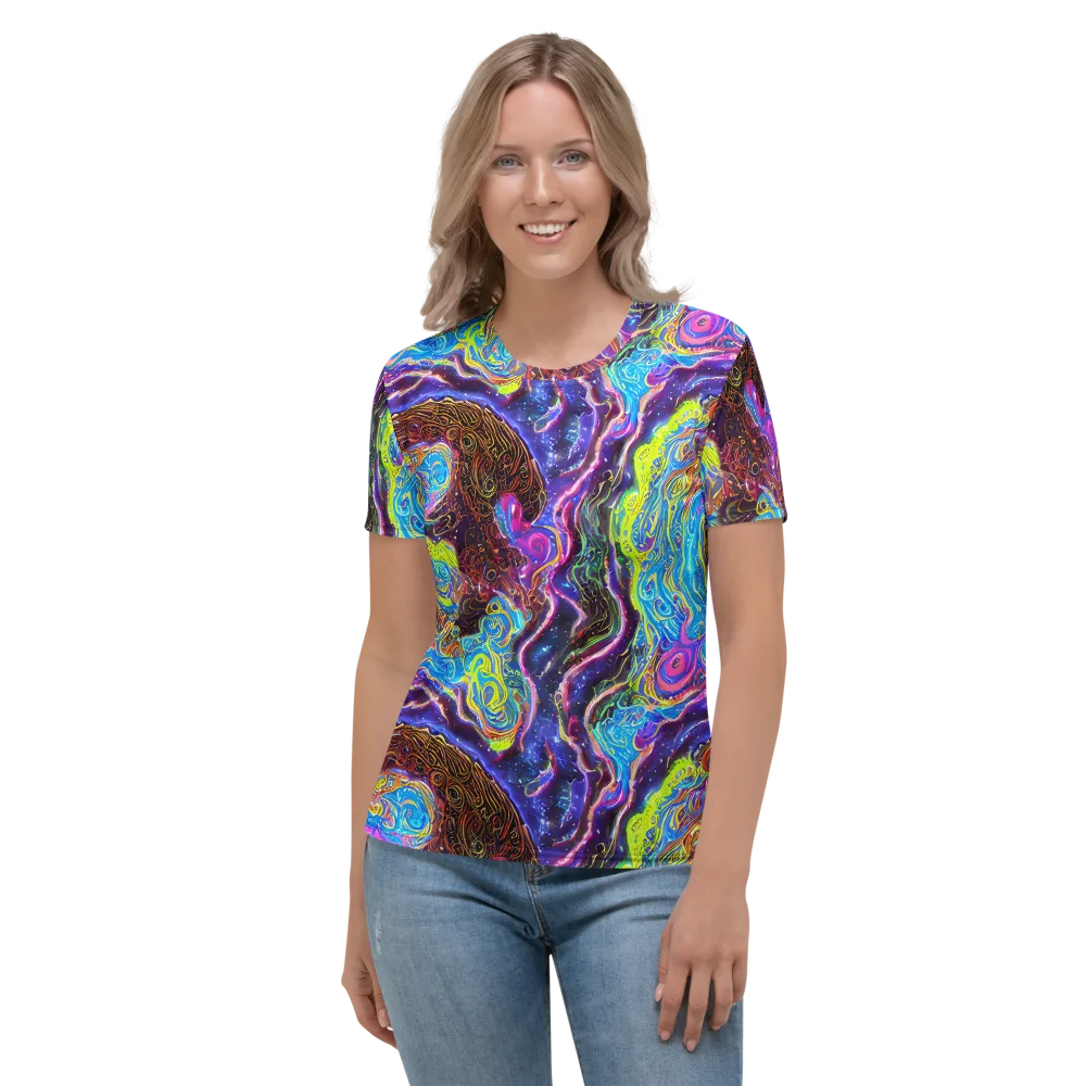 Stellar Riptide on Women's Crew Neck T-Shirt — Front