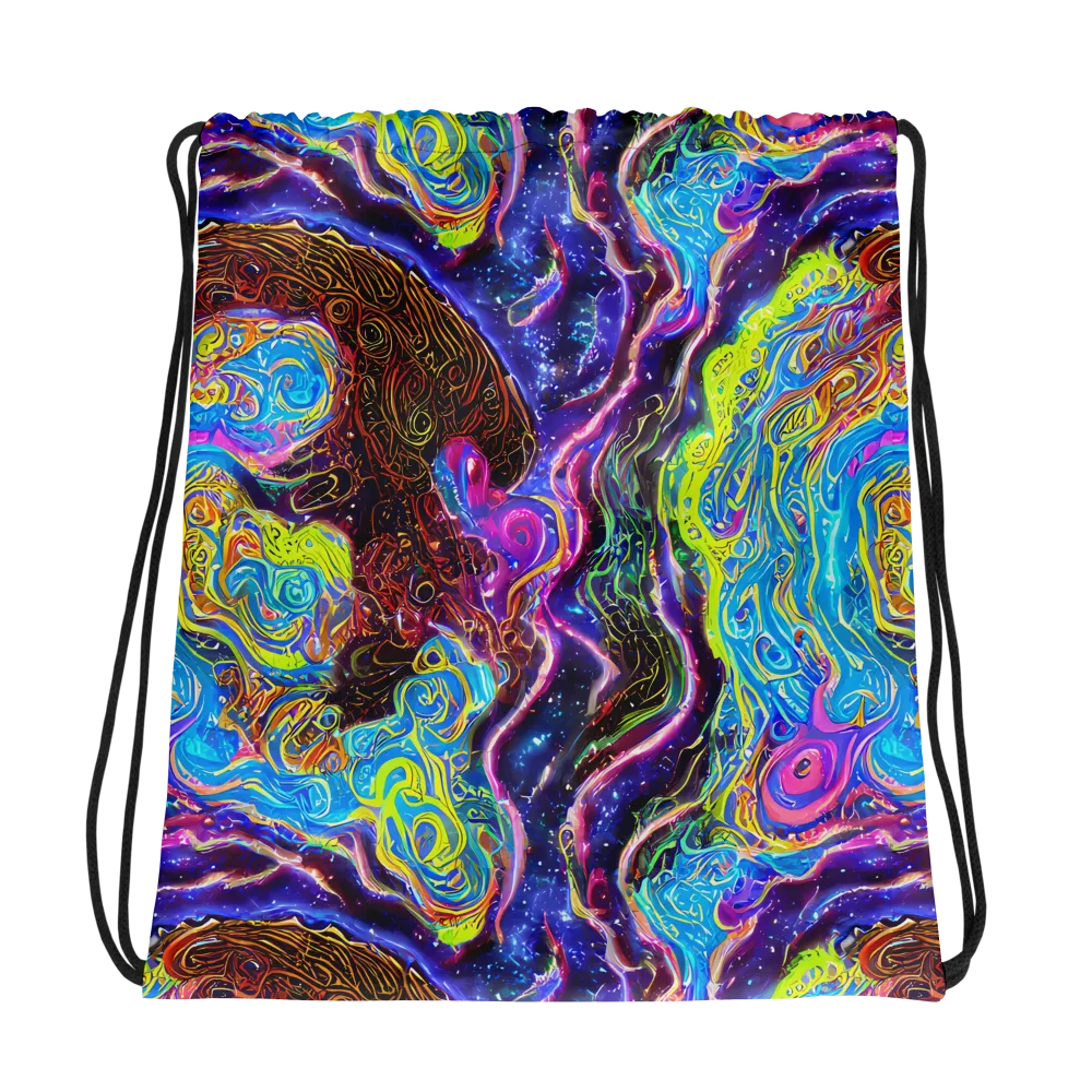 Stellar Riptide on Drawstring Bag — Photo