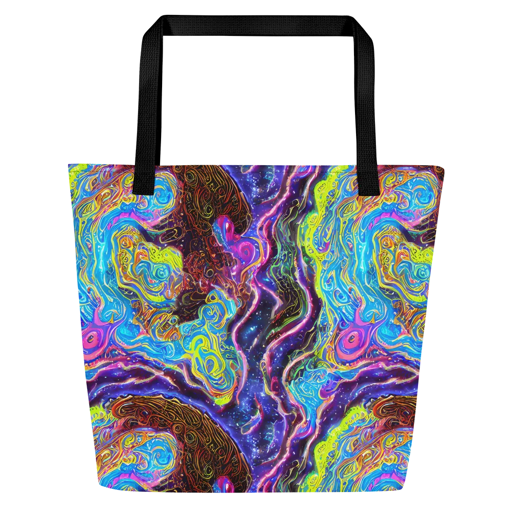 Stellar Riptide on Large Tote Bag W/ Pocket — Front