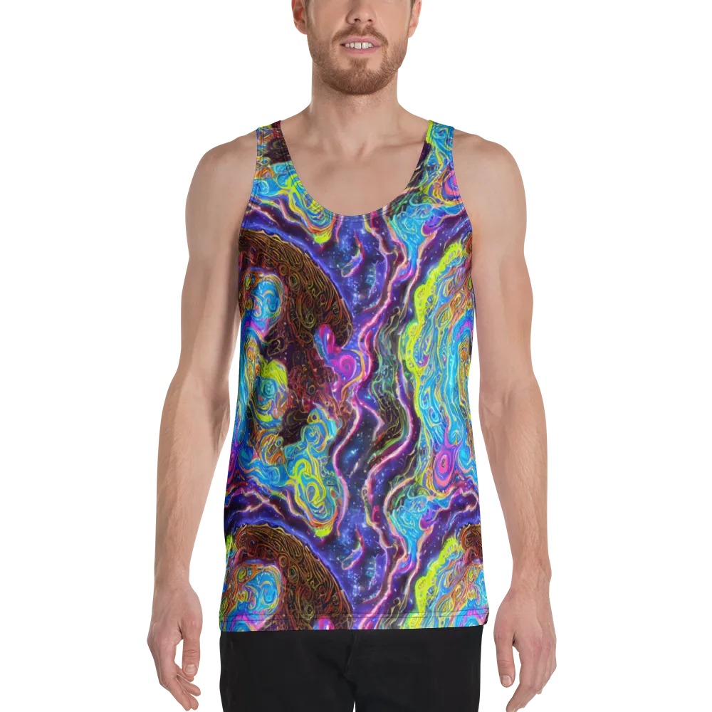 Stellar Riptide on Men's Tank Top — Front