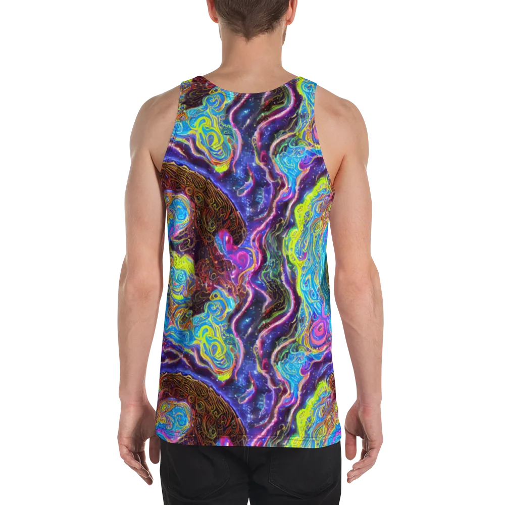 Stellar Riptide on Men's Tank Top — Back