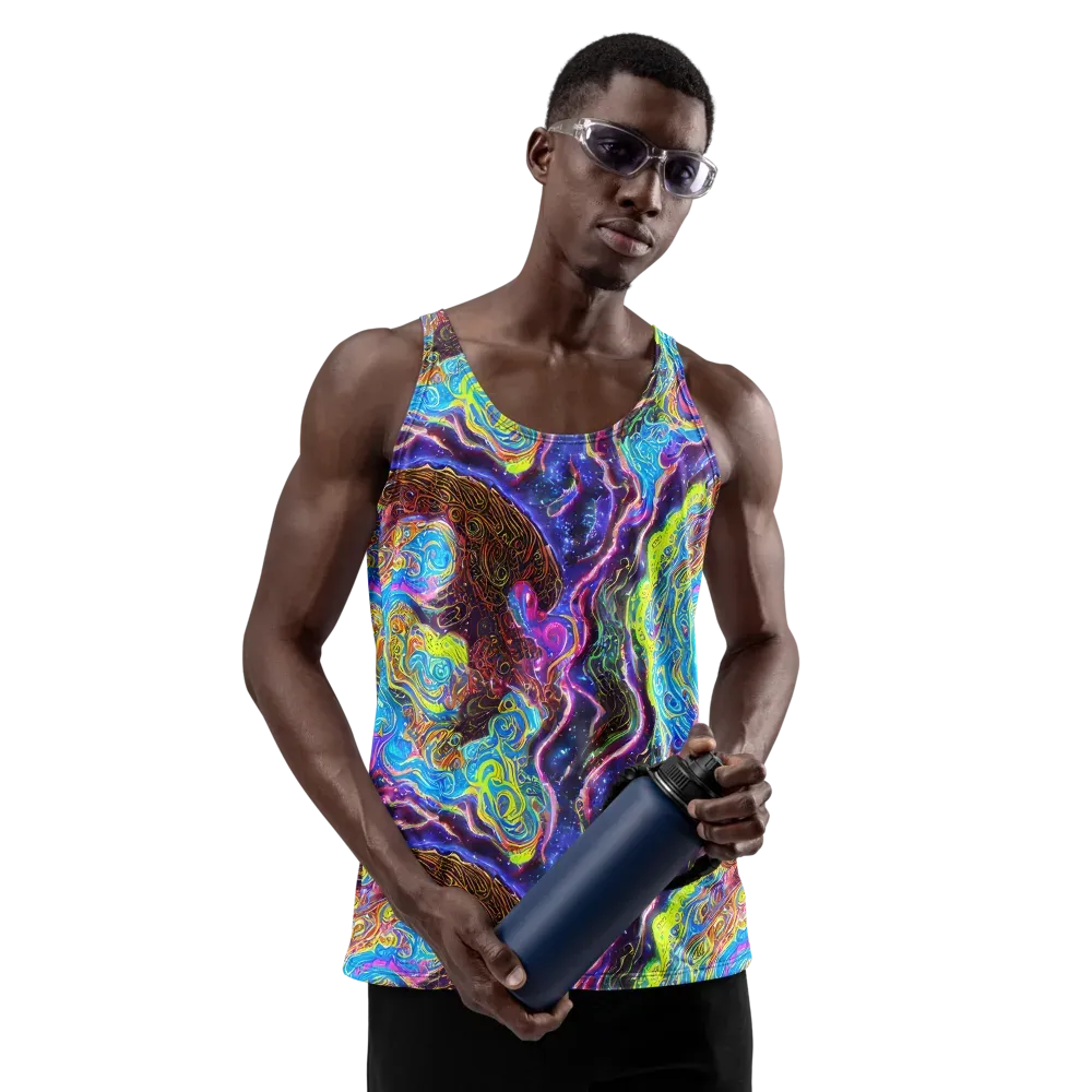 Stellar Riptide on Men's Tank Top — Front
