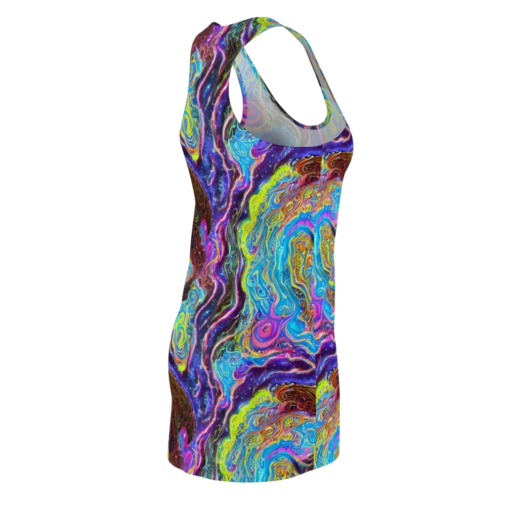 Stellar Riptide on Racerback Dress — Back Side