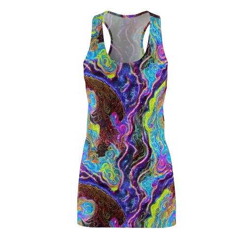 Stellar Riptide on a Racerback Dress