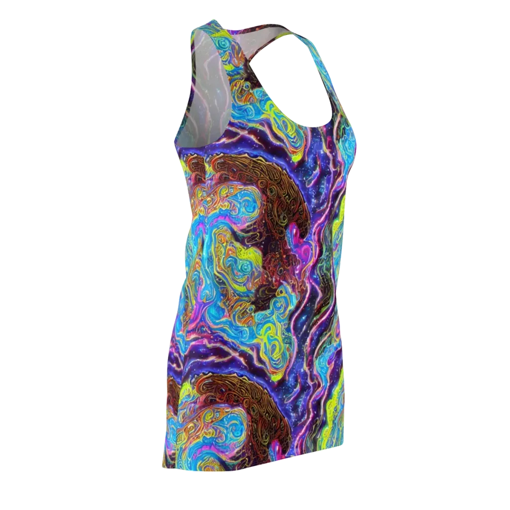 Stellar Riptide on Racerback Dress — Front Side