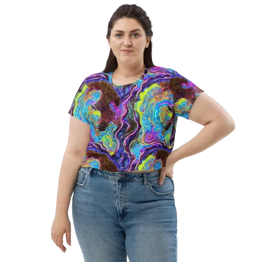 Stellar Riptide on a Crop Tee