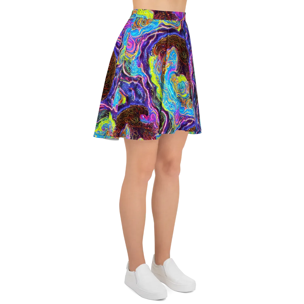 Stellar Riptide on Skater Skirt — Right