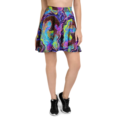 Stellar Riptide on a Skater Skirt