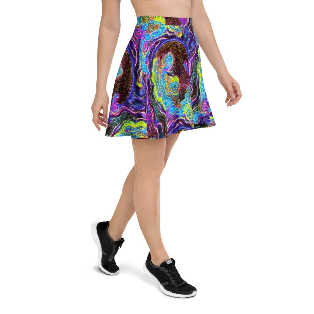 Stellar Riptide on Skater Skirt — Right