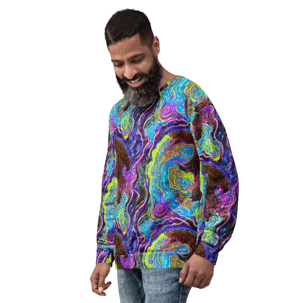 Stellar Riptide on Sweatshirt — Left Front