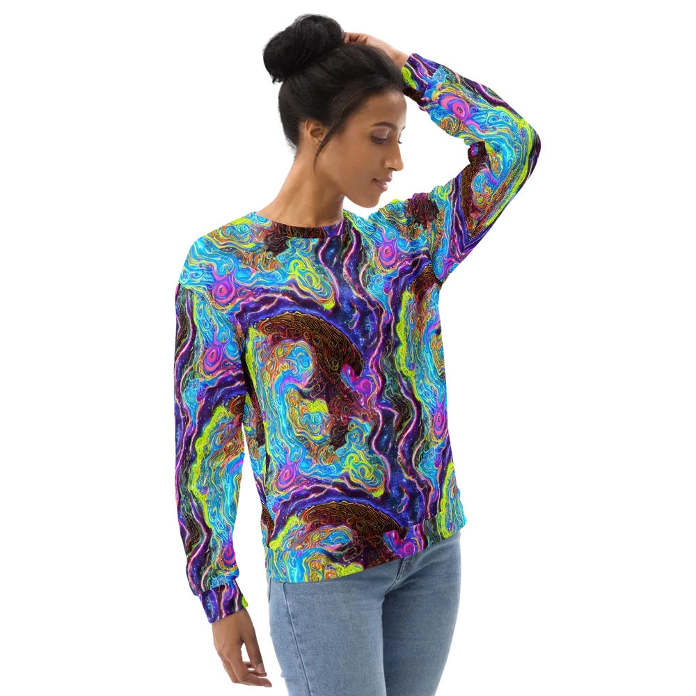 Stellar Riptide on Sweatshirt — Right Front