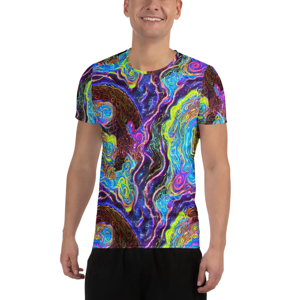 Stellar Riptide on Men's Athletic T-Shirt — Front