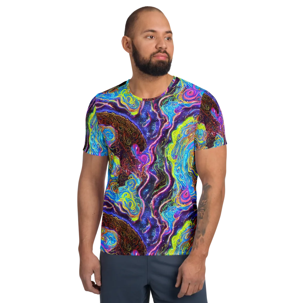 Stellar Riptide on Men's Athletic T-Shirt — Front