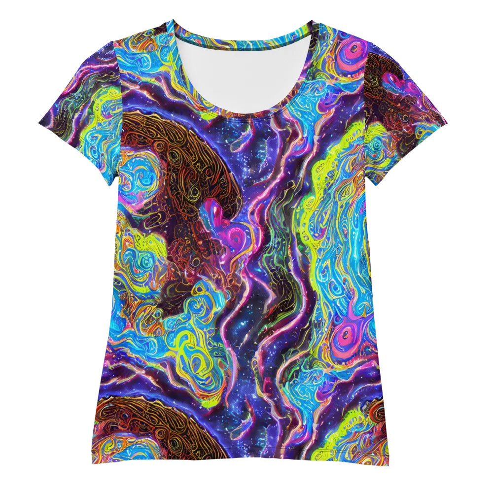 Stellar Riptide on Women's Athletic T-Shirt — Front