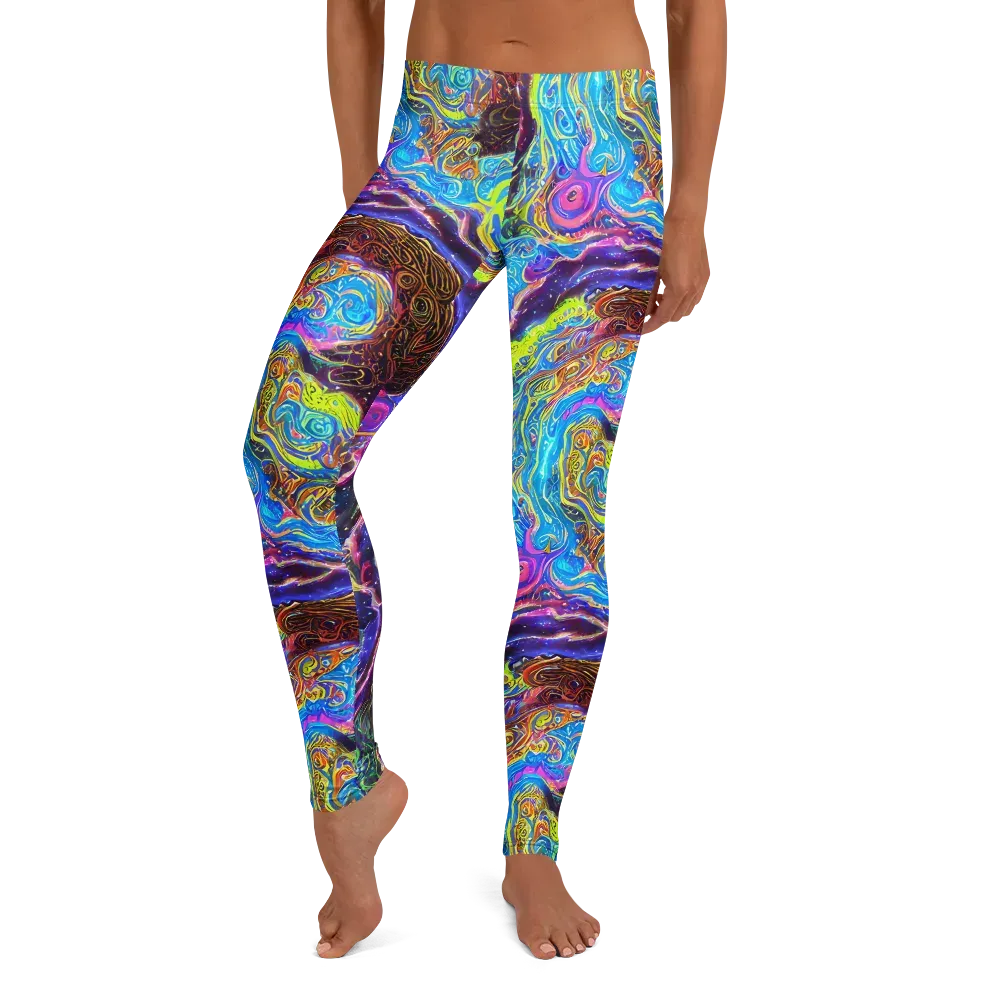 Stellar Riptide on Leggings — Front