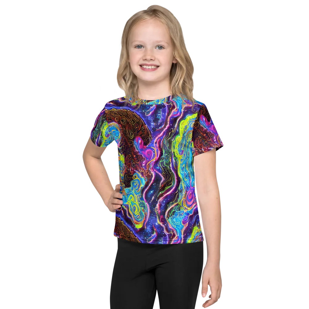 Stellar Riptide on Kids Crew Neck T-Shirt — Front
