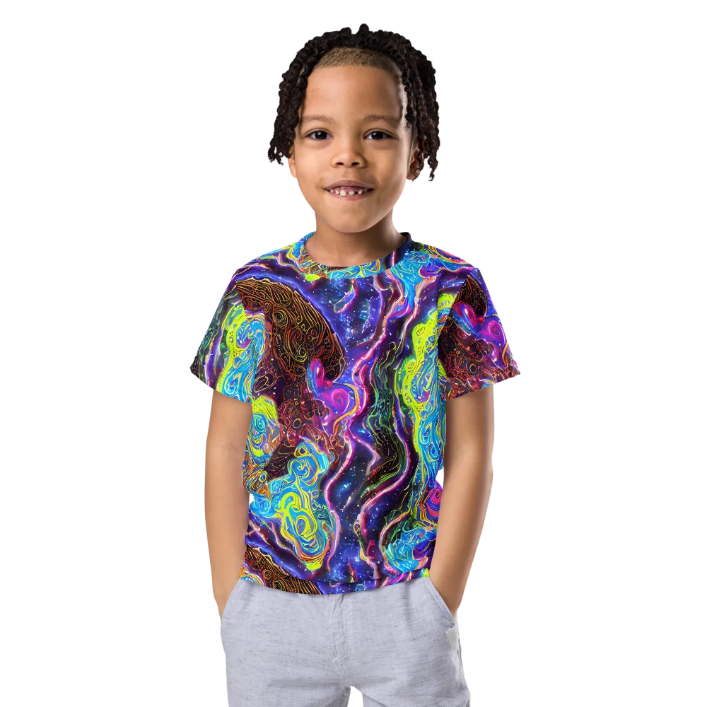 Stellar Riptide on Kids Crew Neck T-Shirt — Front