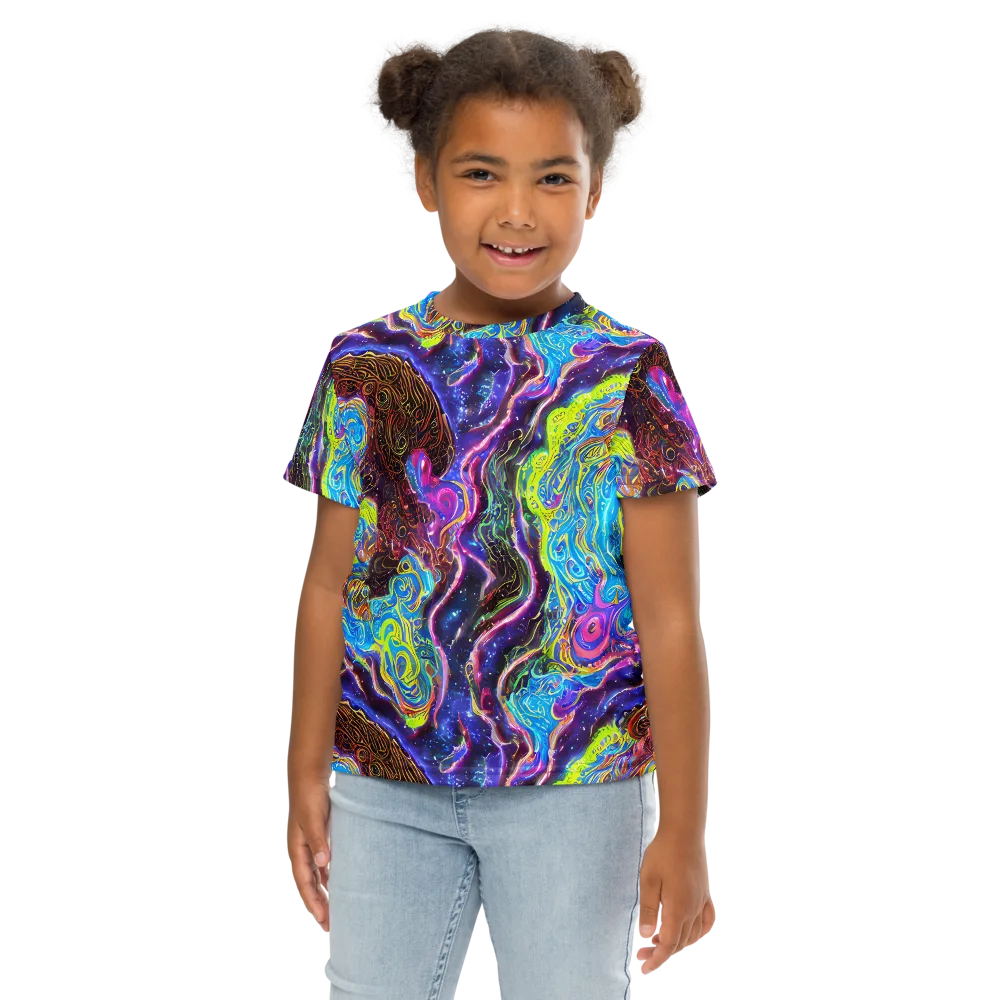 Stellar Riptide on Kids Crew Neck T-Shirt — Front