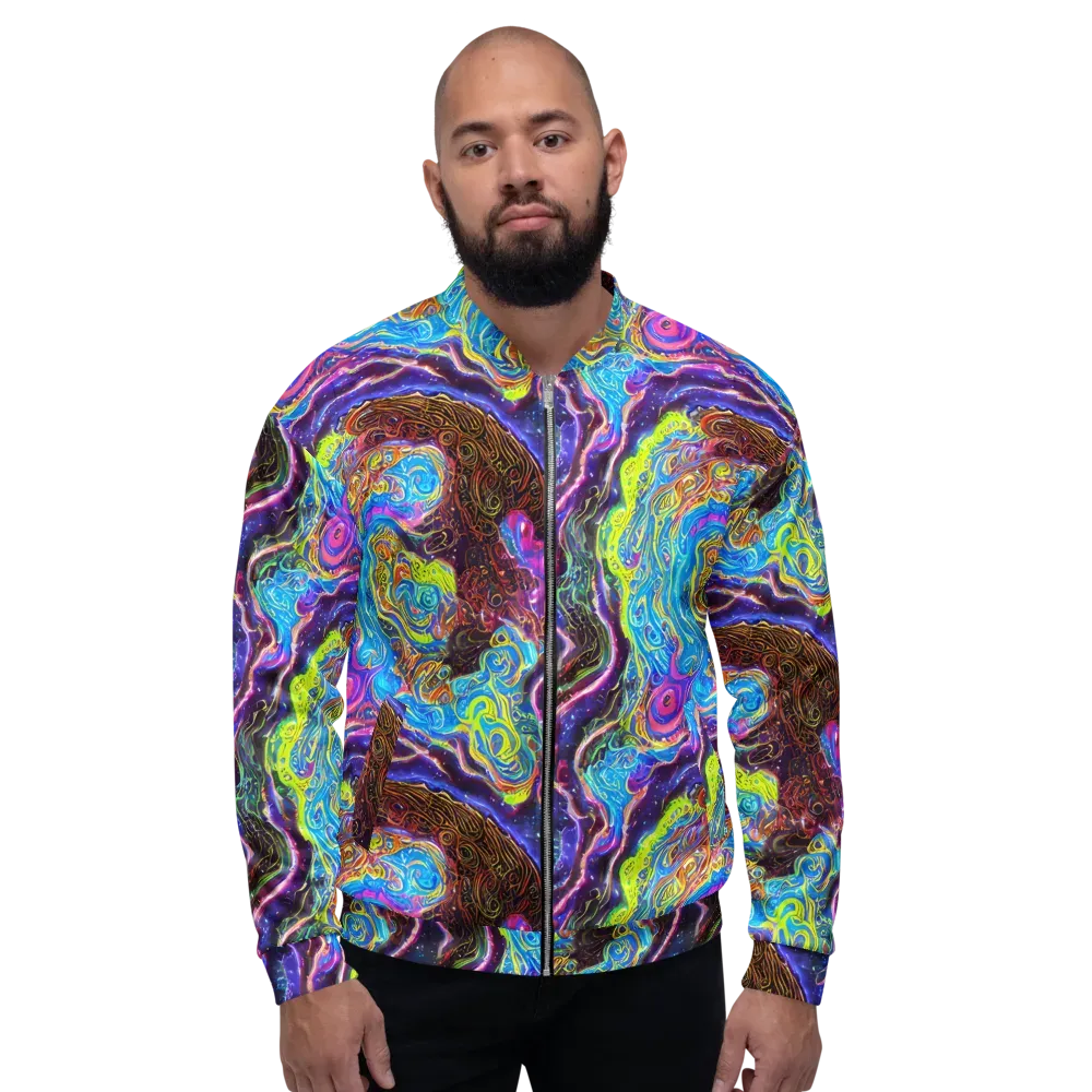 Stellar Riptide on Bomber Jacket — Front