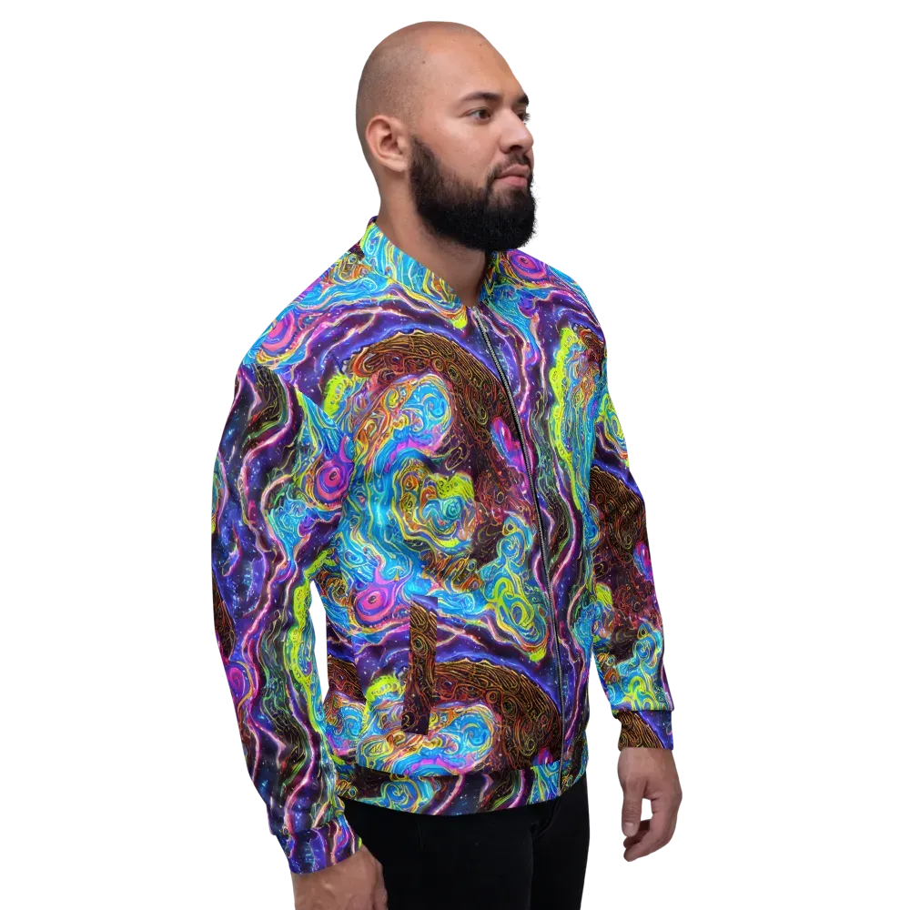 Stellar Riptide on Bomber Jacket — Right