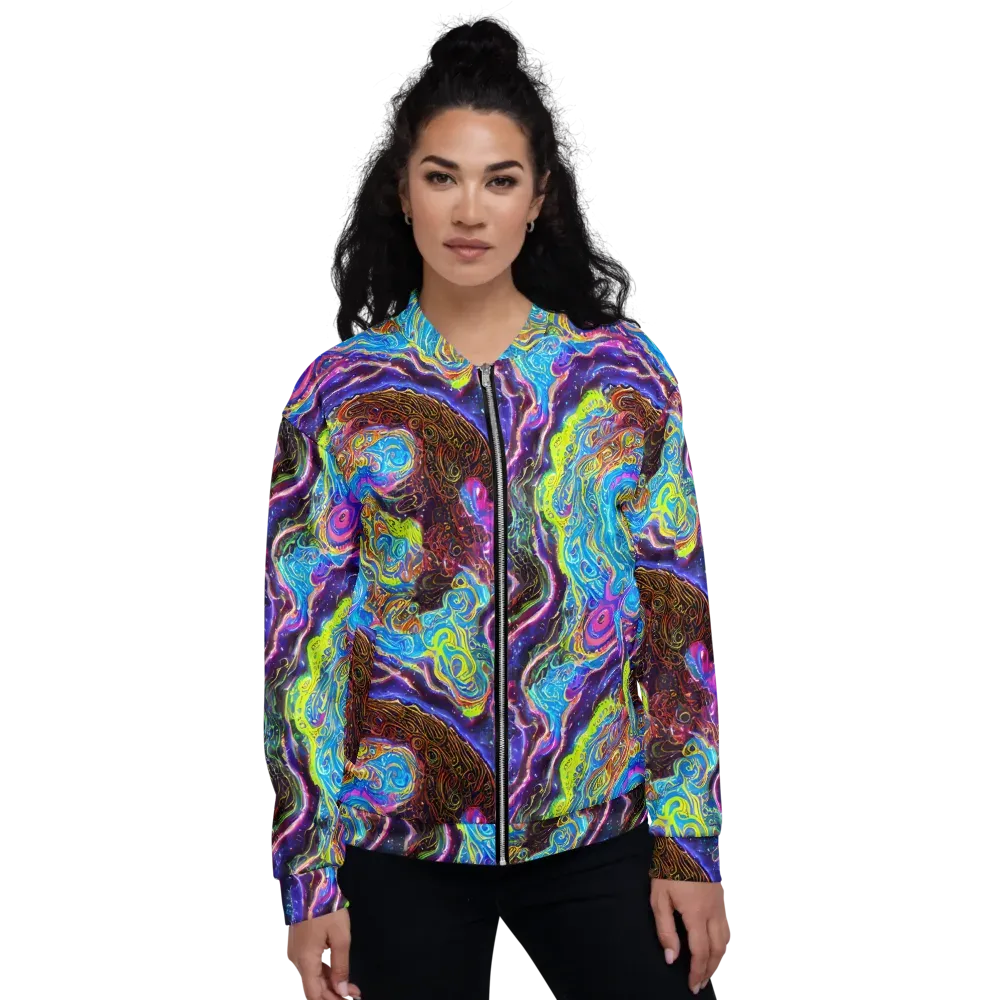 Stellar Riptide on Bomber Jacket — Front