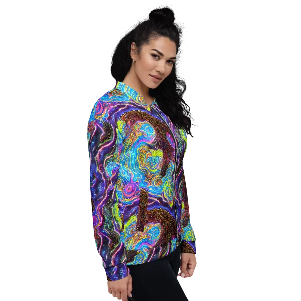 Stellar Riptide on Bomber Jacket — Right